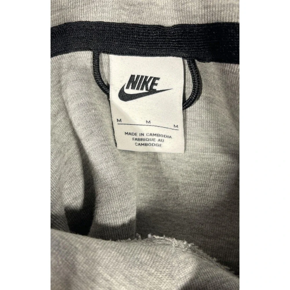 NIKE Dri-Fit Pullover Hoodie Gray Black Trim Size M‎
